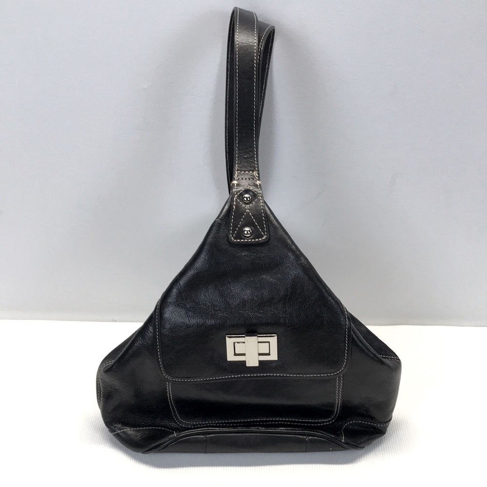 Elegant Black Leather Women's Bag
